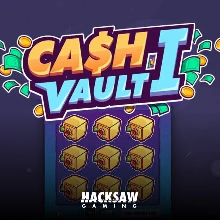 Official Lottery logo: Cash Vault I by Hacksaw Gaming at Dragon Casino