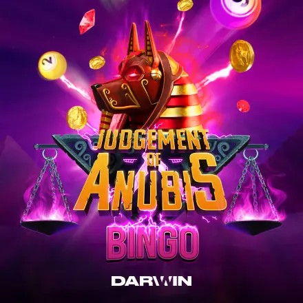 Judgement of Anubis Bingo casino game by Darwin Gaming – featured logo at Dragon Casino