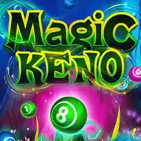 Magic Keno slot icon by Turbo Games, available at Dragon Casino