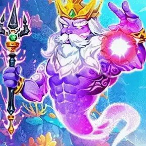 Poseidon's Secret 2 slot logo by KA Gaming at Dragon Casino