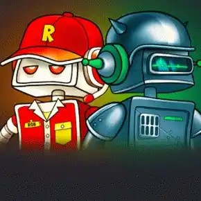 Robospin slot visual from BGAMING available on dragoncasino.pl