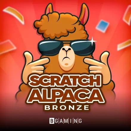 Scratch Alpaca Bronze game by BGAMING – logo hosted on Dragon Casino