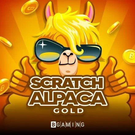 Scratch Alpaca Gold logo – Lottery by BGAMING at Dragon Casino
